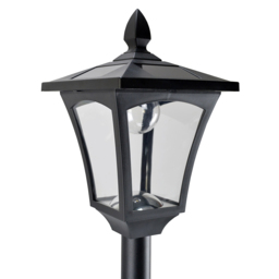 Outsunny 2 Pieces Outdoor Garden Solar Post Lamp Sensor Dimmable LED Lantern Bollard Pathway 1.6M Tall – Black - Aosom UK - thumbnail 8