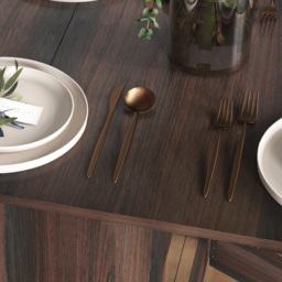 HOMCOM Folding Dining Table, Drop Leaf Table for Small Spaces, Oval Tabletop for Dining Room, Chocolate Wood Effect - thumbnail 9