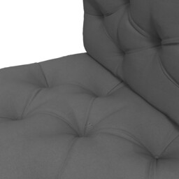 Outsunny 4-Piece Pallet Seat Cushions Back Pillows Replacement, Patio Chair Cushions Set for Indoor Outdoor, Charcoal Grey - thumbnail 8