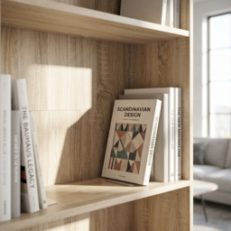 HOMCOM Freestanding Bookcase, 6 Tier Bookshelf with Adjustable Shelves for Living Room, Study, Oak - thumbnail 9