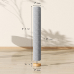 HOMCOM LED Floor Lamp for Living Room, 120cm Modern Standing Lamp with 3000K/4500K/6500K Colour Temperatures, Linen Shade and Wooden Base, Grey - thumbnail 3