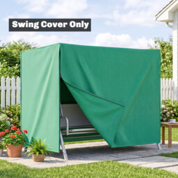 Outsunny 220 x 125cm Three-Seater Swing Chair Protective Cover - Green - thumbnail 8