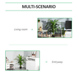 Outsunny 110cm/3.6FT Artificial Dracaena Tree Decorative Plant 40 Leaves with Nursery Pot, Fake Tropical Tree for Indoor Outdoor Décor - Aosom UK - thumbnail 5