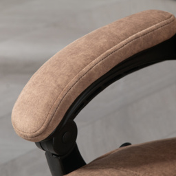 Vinsetto Massage Office Chair, Heated Reclining Computer Chair with Adjustable Height and Footrest, Brown - thumbnail 9