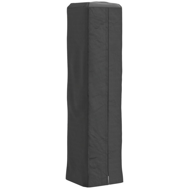 Outsunny Heavy Duty Gas Pyramid Patio Heater Cover, Full Length Outdoor Heater Cover Protector, UPF 30+ Oxford Fabric with Zipper, Black - image 1