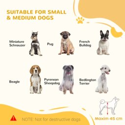 PawHut Adjustable Wooden Pet Gate, Freestanding Dog Barrier Fence with 2 Panels for Doorway, Hallway, 69H x 104-183 cm, Natural - thumbnail 7