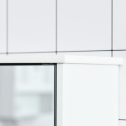 kleankin Wall-Mounted Bathroom Cabinet: Double Door Storage with Adjustable Shelf, Space-Saving Grey Organiser - Aosom UK - thumbnail 9