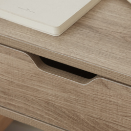 HOMCOM Floating Bedside Cabinet with Drawer, Wall Mounted Nightstands, Modern Bedside Table with Storage for Bedroom - thumbnail 8