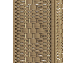 HOMCOM 3 Panel Folding Room Divider, Privacy Screen, Freestanding Paravent Partition Separator Natural Wood - thumbnail 8