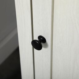 kleankin Bathroom Cabinet, Tall Storage Cabinet with Door and Adjustable Shelves, 39.5 x 30 x 160 cm, White - thumbnail 8
