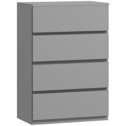 HOMCOM Chest of Drawers, 4-Drawer Storage Cabinets, Modern Dresser, Storage Drawer Unit for Bedroom - thumbnail 1