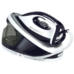 HOMCOM Steam Generator Iron with ECO Mode, Self-Cleaning, Powerful Vertical Steam, Automatic Shut-Off, Ceramic Non-stick Soleplate, Large 1.5L Detachable Water Tank, 8 Bar, 2600W, Blue - thumbnail 1