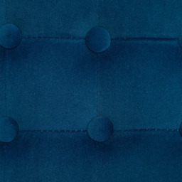 HOMCOM Velvet-Feel Square Ottoman - Blue - thumbnail 8