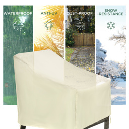 Outsunny Chair Shield: Waterproof 600D Oxford Outdoor Furniture Protector - Aosom UK - thumbnail 5