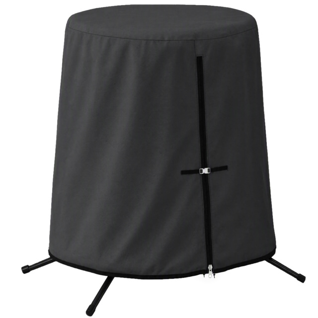 Outsunny Hanging Egg Chair Protective Cover, Waterproof & Dustproof Single Swing Seat Cover with Zipper, 300D Oxford Fabric, Grey - Aosom UK - image 1