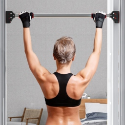 SPORTNOW Pull Up Bar for Home Doorway Pull Up Bar, No Screws Door Frame Chin Up Bar, Adjustable Length (75-92cm) for Home Gym Workout - Aosom UK - thumbnail 8