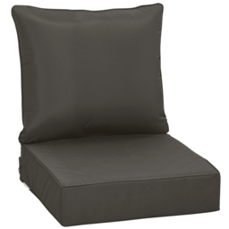 Outsunny Outdoor Seat Cushion W/ Back Patio Deep Seating Chair Replacement Cushion - Aosom UK