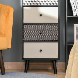 HOMCOM Chest of Drawers, 5 Drawer Dresser, Vertical Storage Organizer Unit for Bedroom, Living Room - thumbnail 6