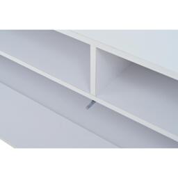 3-Piece TV Wall Unit Set with App-Controlled LED Lights, High-Gloss TV Cabinet Set for Modern Living Areas, 175L x 39W x 34H cm, White - Aosom UK - thumbnail 9
