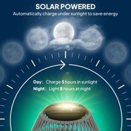 Outsunny Rattan Solar Table Lamp, Garden Solar Lantern with Auto On/Off Light, IP44 Waterproof, Decorative Outdoor Rattan Lamp for Porch, Pathway, Grey - thumbnail 4