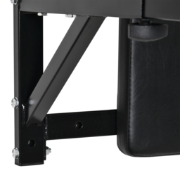 HOMCOM Wall Mounted Dip Station Rack-Black - thumbnail 8