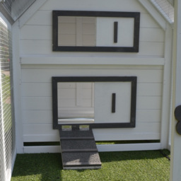 PawHut Wood Chicken Coop Pet Poultry Chicken House Backyard with Nesting Box Ramp Run - thumbnail 8