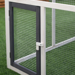 PawHut Wood Chicken Coop Pet Poultry Chicken House Backyard with Nesting Box Ramp Run - thumbnail 9