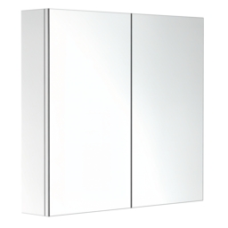 HOMCOM Bathroom Cabinet: Stainless Steel Mirror Storage, Wall-Mounted Spaciousness - Aosom UK