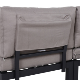 Outsunny 3-Piece Aluminium Frame Outdoor Garden Furniture Set Mixed Grey - thumbnail 8