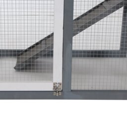 PawHut 2 Tier Wooden Guinea Pigs Hutches Guinea Pig Cage Rabbit Cage Pull Out Tray W/ Ramp 122 x 62.6 x 92 cm - Aosom UK - thumbnail 8