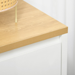 HOMCOM Stylish Storage: Kitchen Sideboard Cabinet with Double Doors & Adjustable Shelf, White Entryway Elegance - Aosom UK - thumbnail 8