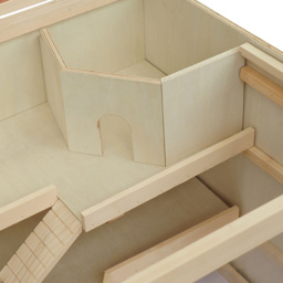 PawHut Wooden Hamster Cage Mouse Rats Mice Rodent Small Animals Hutch Exercise Play House Pen 115L x 60W x 58H(cm) - Aosom UK - thumbnail 8