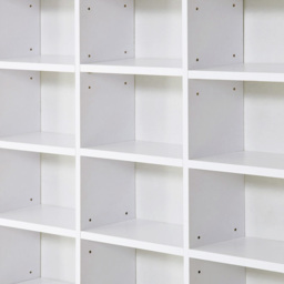 HOMCOM CD / DVD Storage Shelf Storage Unit for 1116 CDs Height-Adjustable Compartments 102 x 24 x 195 cm White - thumbnail 9