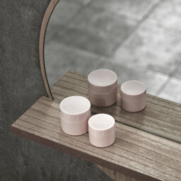 kleankin 45cm Round Home Mirror, with Shelf - Grey Wood-Effect - Aosom UK - thumbnail 8