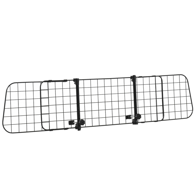 PawHut Heavy Duty Pet Dog Car Barrier Black - Aosom UK - image 1