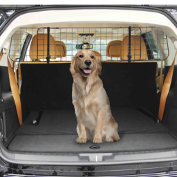 PawHut Heavy Duty Pet Dog Car Barrier Black - Aosom UK - thumbnail 2