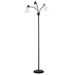 HOMCOM Arc Illuminator: Adjustable Industrial Standing Lamp for Bedroom & Lounge - Aosom UK - thumbnail 1