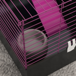 PawHut Chinchillas Small Rabbit Guinea Pig Small Animal Cage Pet Playhouse with Platform Ramp, 71 x 46 x 47 cm - Aosom UK - thumbnail 8