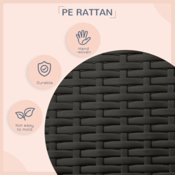 PawHut Wicker Dog House, Rattan Pet Bed, with Removable Cushion, Canopy, for Small and Medium Dogs - Cream - Aosom UK - thumbnail 5