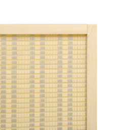 HOMCOM 4 Panel Folding Room Divider Screen, Wall Panel Privacy Furniture, Freestanding Paravent Partition Separator for Bedroom, 180 x 180cm, Natural - thumbnail 8