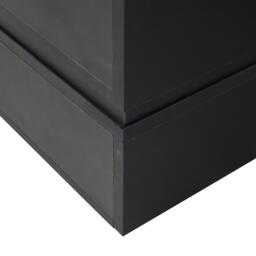 Modern LED Hollow Coffee Table with App-Controlled Light Strip, Desk with High-Gloss Toughened Glass Top, 100L x 50W x 35H cm, Black - Aosom UK - thumbnail 7
