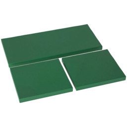 Outsunny Outdoor Seat Cushion Pads for Rattan Furniture, 3 PCs Garden Furniture Cushions, Green - thumbnail 1