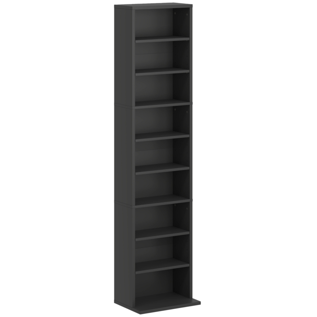 HOMCOM 260 Narrow CD Storage Unit - Black - image 1