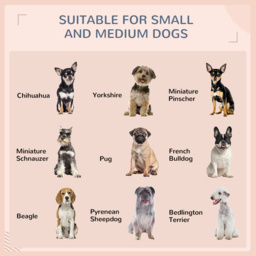 PawHut Extendable Elevated Dog Bed, Rattan Dog House, with Water-Resistant Roof, Removable Cushion, for Small, Medium Dogs - thumbnail 7