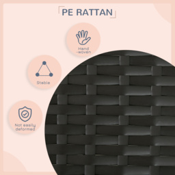 PawHut Extendable Elevated Dog Bed, Rattan Dog House, with Water-Resistant Roof, Removable Cushion, for Small, Medium Dogs - thumbnail 5