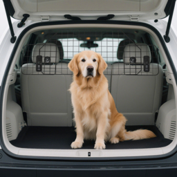 PawHut Dog Guard for Cars Adjustable Boot Barrier Metal Mesh Pet Headrest, 90-120W x 40.5H cm - Aosom UK - thumbnail 2