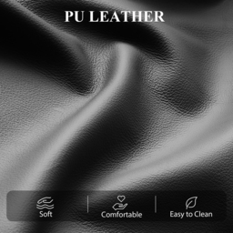 HOMCOM Riser and Recliner Chair with Vibration Massage, PU Leather Power Lift Chair for Elderly, Black - thumbnail 7