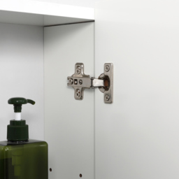 kleankin Wall Mounted Mirror Cabinet - White - thumbnail 8