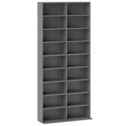 HOMCOM 640 CD Storage Tower - Grey