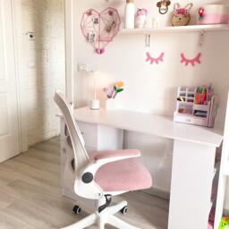 HOMCOM Computer Desk, Writing Table, PC Workstation with 3 Storage Shelves and Drawers, Silver Handle, for Home Office, White - thumbnail 7